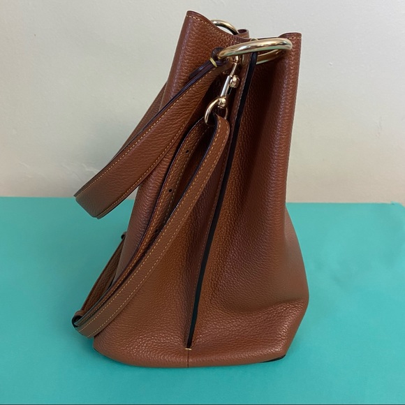 ❌SOLD❌COACH Charlie Bucket Bag in Saddle - Picture 3 of 15